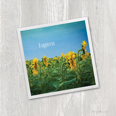 Art Magnet - Sunflowers & Happiness