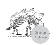 Baby Romper - Stegosaurus Skeleton
