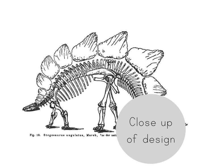 Baby Romper - Stegosaurus Skeleton