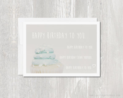 Greeting Card - Happy Birthday To You | Blank Inside
