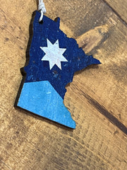 Minnesota State Flag Ornament Magnet