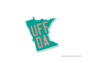 Minnesota Uff Da Vinyl Sticker