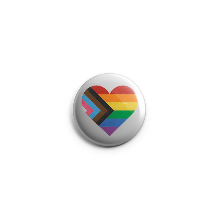 Button - Inclusive Pride Heart