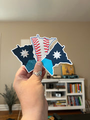 Minnesota Baseball Vinyl Sticker