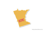 Minnesota Home Vinyl Sticker