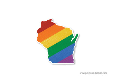 Wisconsin Pride Vinyl Sticker