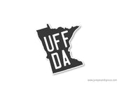 Minnesota Uff Da Vinyl Sticker