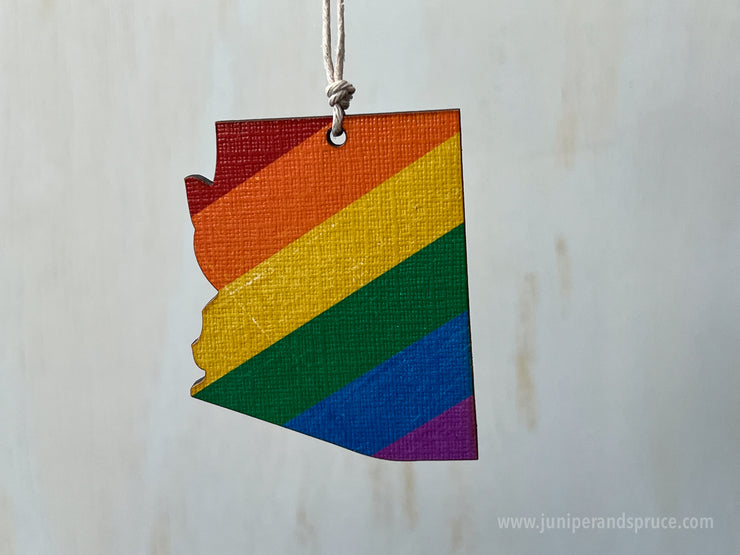 Arizona Pride Ornament Magnet