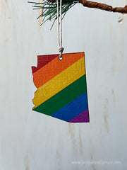 Arizona Pride Ornament Magnet