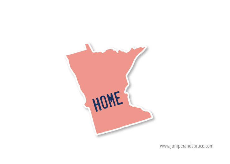 Minnesota Home Vinyl Sticker