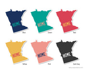 Minnesota Home Vinyl Sticker