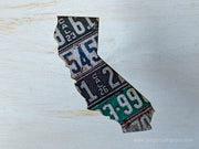 California Vintage License Plate Ornament Magnet