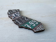 California Vintage License Plate Ornament Magnet