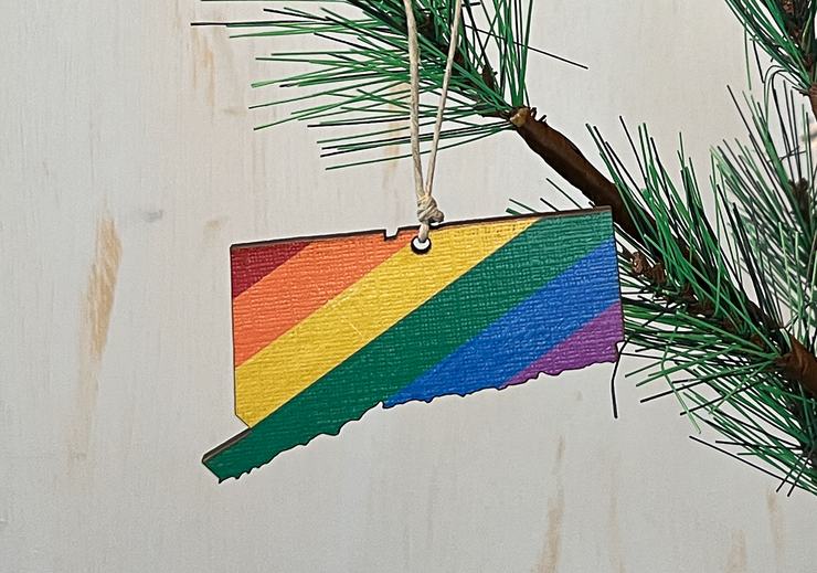 Connecticut Pride Ornament Magnet