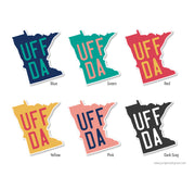 Minnesota Uff Da Vinyl Sticker