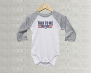 Baby Romper - Talk to me Gray Duck