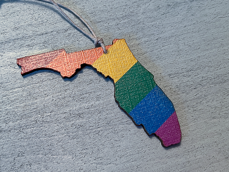 Florida Pride Ornament Magnet