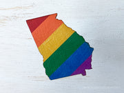 Georgia Pride Ornament Magnet