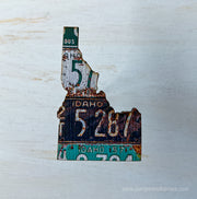 Idaho Vintage License Plate Ornament Magnet