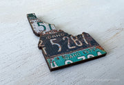 Idaho Vintage License Plate Ornament Magnet