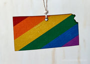 Kansas Pride Ornament Magnet