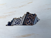 Kentucky Vintage License Plate Ornament Magnet
