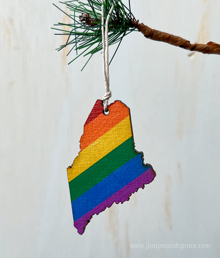 Maine Pride Ornament Magnet