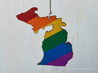Michigan Pride Ornament Magnet