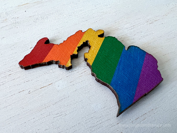 Michigan Pride Ornament Magnet