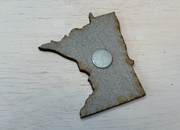 Minnesota Vintage License Plate Ornament Magnet