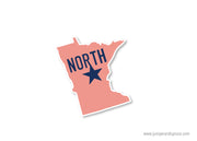 Minnesota North Star Vinyl Sticker