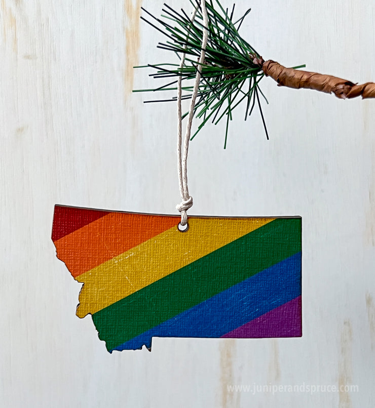 Montana Pride Ornament Magnet