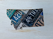 Montana Vintage License Plate Ornament Magnet