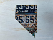 Nevada Vintage License Plate Ornament Magnet