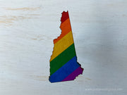 New Hampshire Pride Ornament Magnet