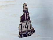 New Hampshire Vintage License Plate Ornament Magnet