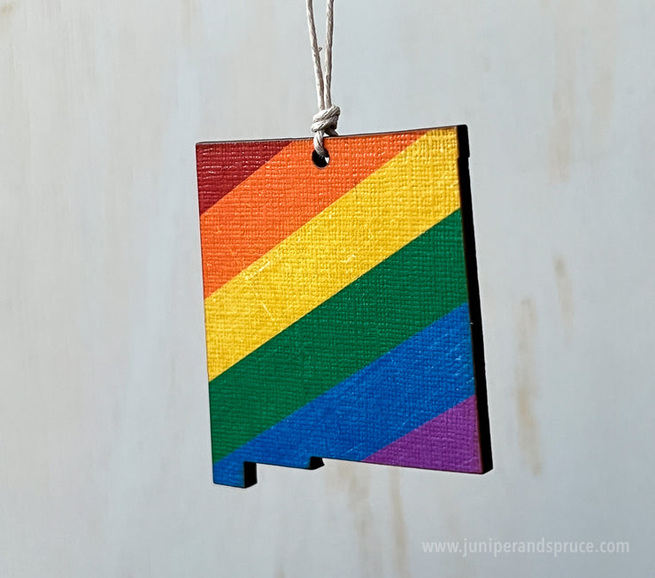 New Mexico Pride Ornament Magnet