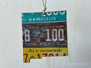 New Mexico Vintage License Plate Ornament Magnet