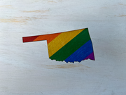 Oklahoma Pride Ornament Magnet