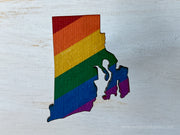 Rhode Island Pride Ornament Magnet