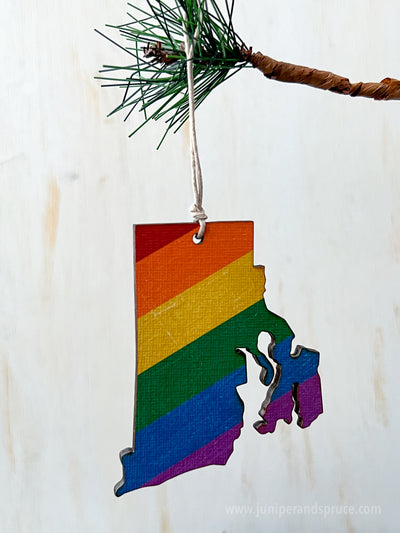 Rhode Island Pride Ornament Magnet