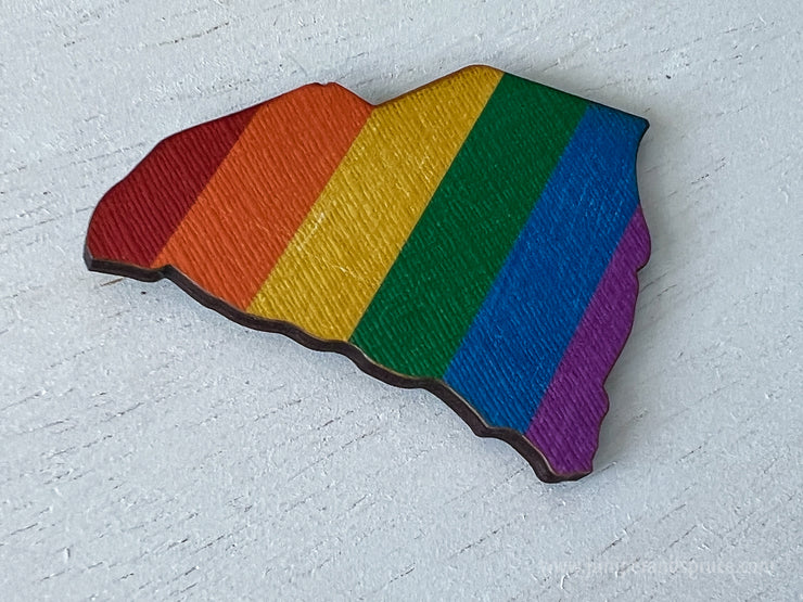 South Carolina Pride Ornament Magnet