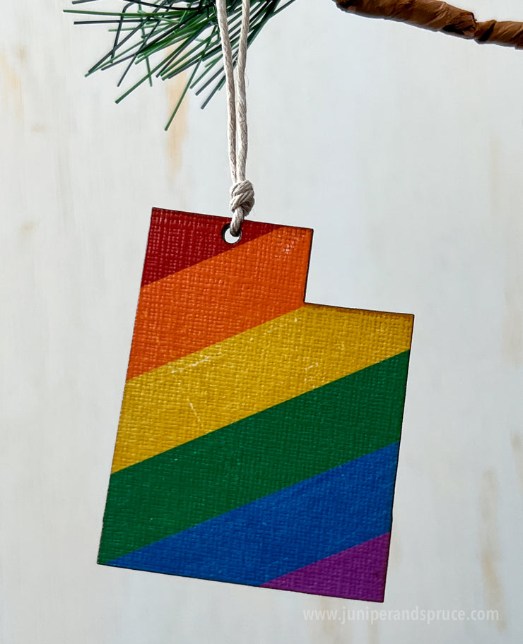 Utah Pride Ornament Magnet