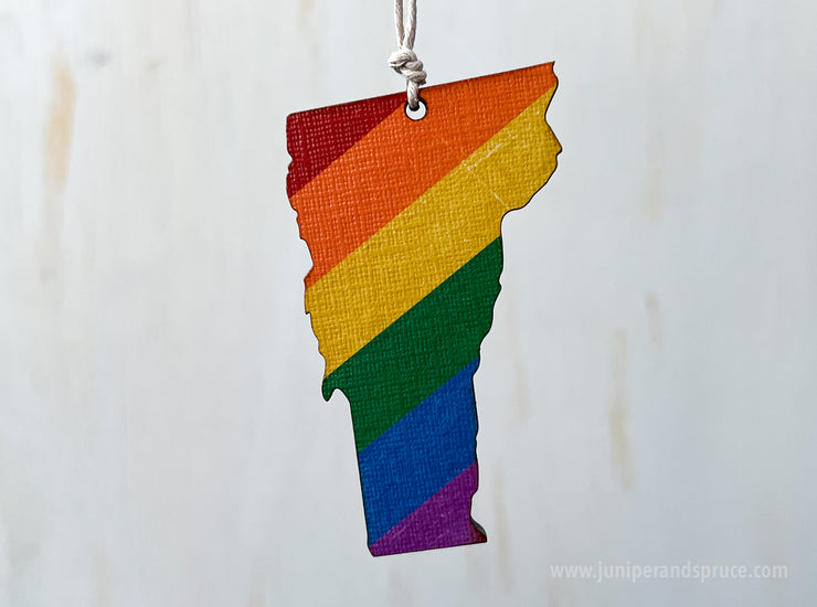 Vermont Pride Ornament Magnet