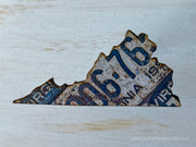 Virginia Vintage License Plate Ornament Magnet