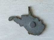 West Virginia Vintage License Plate Ornament Magnet