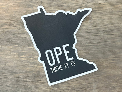 Minnesota Ope There It Is Vinyl Sticker