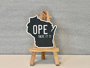 Wisconsin Ope There It Is Vinyl Sticker