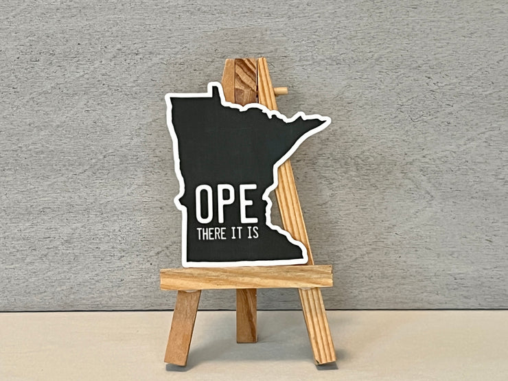 Minnesota Ope There It Is Vinyl Sticker