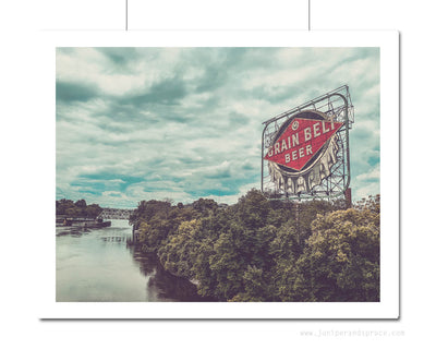 Minneapolis Grain Belt Sign - Photography Print